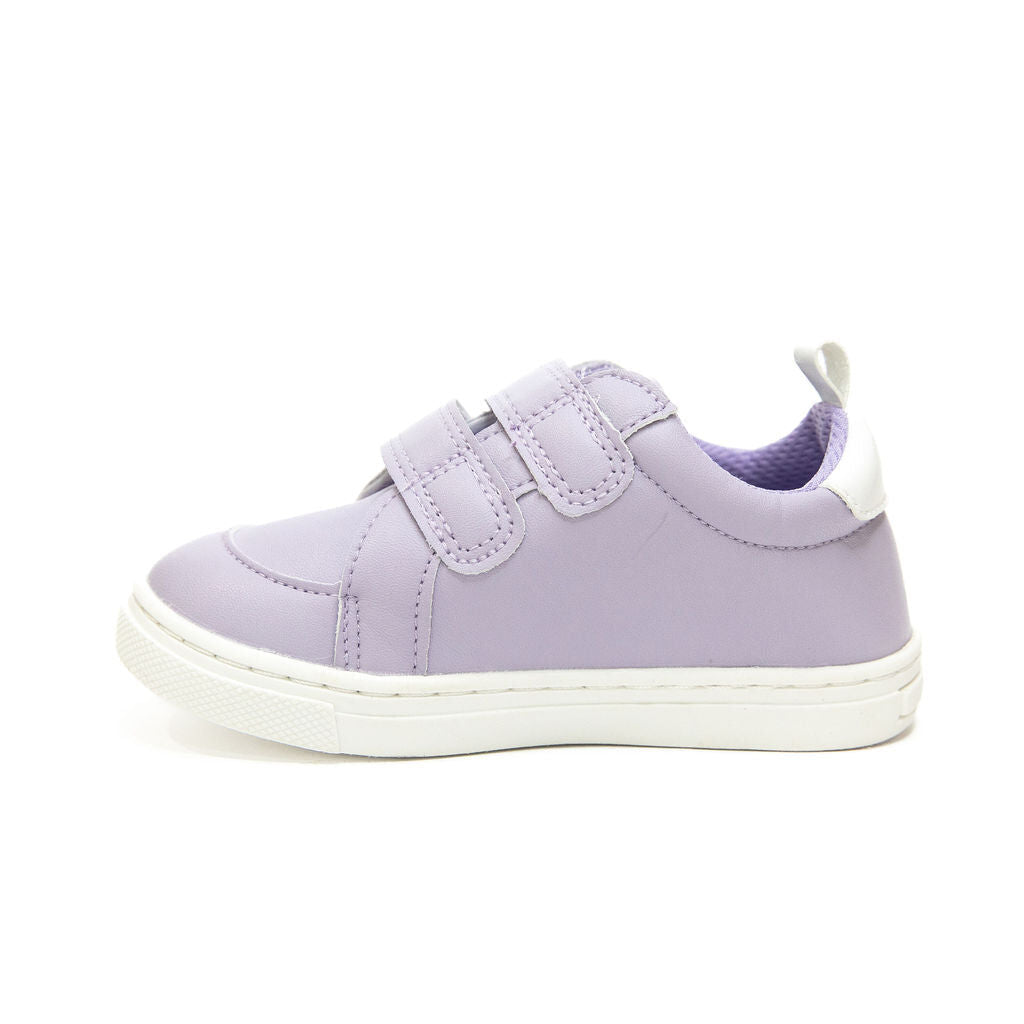 BILLYCART Barefoot Girls Wide-Fit First Walker Boots Shoes Sneakers in Purple Violet