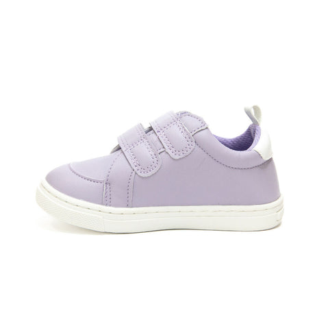 BILLYCART Barefoot Girls Wide-Fit First Walker Boots Shoes Sneakers in Purple Violet