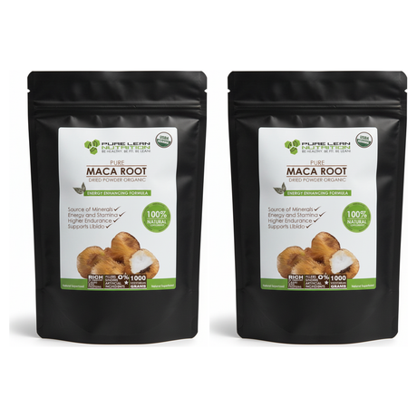 2KG Pure Lean Nutrition Organic Maca Root Powder Bulk Pack - USDA Certified (Premium Superfood Made in Peru)