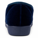 Marcy 2 Womens Slippers Slip On Indoor Outdoor Quilted Moccasins - Deep Navy