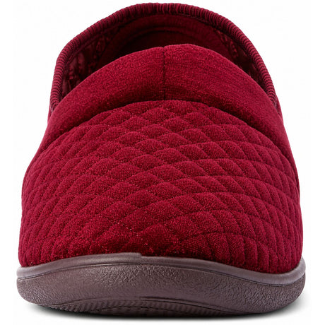Grosby Marcy 2 Womens Slippers - Wine Red (Slip On Indoor/Outdoor Casual Shoes)