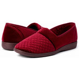 Grosby Marcy 2 Womens Slippers - Wine Red (Slip On Indoor/Outdoor Casual Shoes)