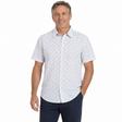 Mens Marine Anchor 100% Cotton Short Sleeve Shirt - White (Surf Party Vintage)