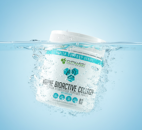 320 Servings Pure Lean Nutrition Marine Collagen Bioactive Peptides Powder Bulk - Beauty Glow (Skin & Nails)