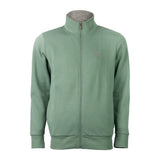 Sfida Maxwell Mens Fleece Zip Jacket - Hunter (Stand Collar Track Top)