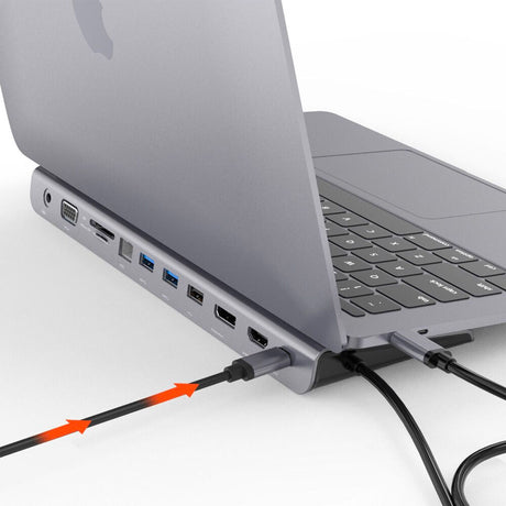 mbeat MB-DOCK-D11 11-in-1 Multiport USB-C Dock with Power Delivery