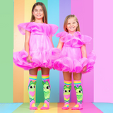 MADMIA Best Friend Love Knee High Socks - Kids & Adults Ages 6-99 (Crazy Sock Day)