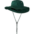 Portwest Mens Premium 100% Cotton Wide Brim Hat w/ Back Legionnaires Flap - Green