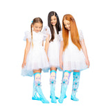 MADMIA Disney Frozen Elsa Girls Knee High Socks - Kids & Adults Ages 6-99 (Crazy Sock Day)