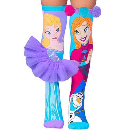 MADMIA Disney Frozen Elsa & Anna Girls Knee High Socks - Childrens Kids One Size