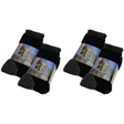 12 Pairs Heavy Duty Merino Wool Work Socks Extra Thick Cushion (Size 11-14) - Bulk Pack