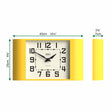 Newgate Metro Wall Clock - Yellow