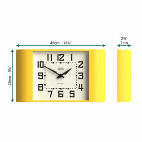 Newgate Metro Wall Clock - Yellow
