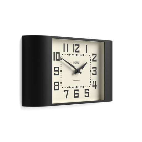 Newgate Metro Wall Clock - Black