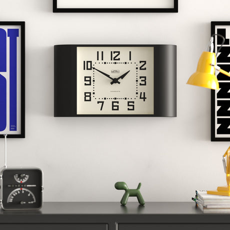 Newgate Metro Wall Clock - Black