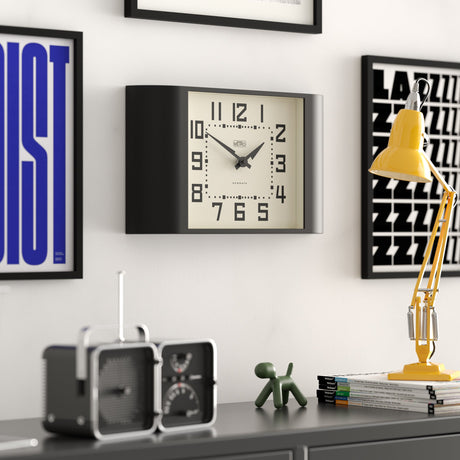 Newgate Metro Wall Clock - Black