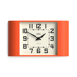 Newgate Metro Wall Clock - Pumpkin Orange