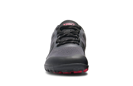 Xero Womens Mesa Trail II Trail Running Barefoot Shoes - Asphalt/Raspberry (Zero Drop Sneakers)