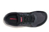 Xero Womens Mesa Trail II Trail Running Barefoot Shoes - Asphalt/Raspberry (Zero Drop Sneakers)