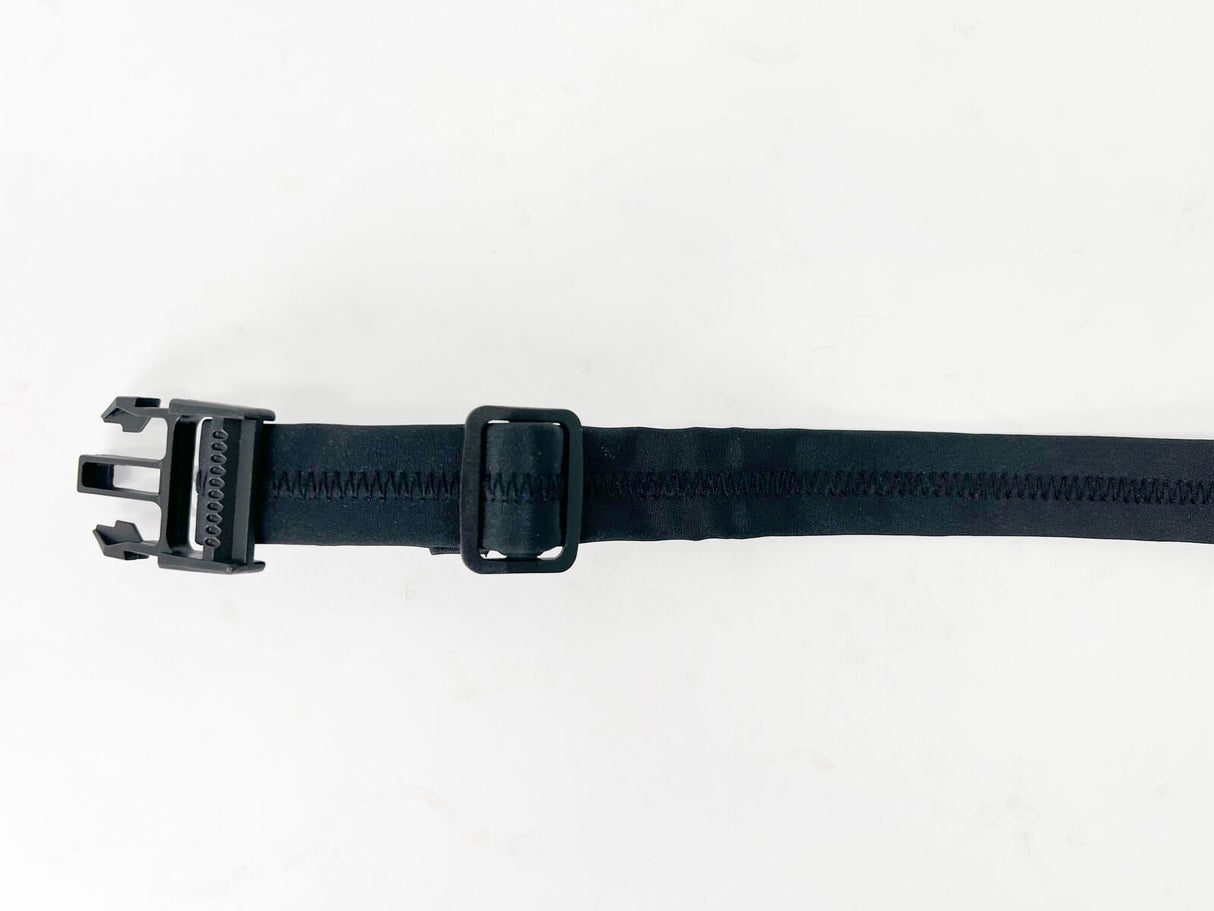Milleni Waist Belt Bum Bag - Black (Utility Travel Adjustable Strap Belt w/ Zipper)
