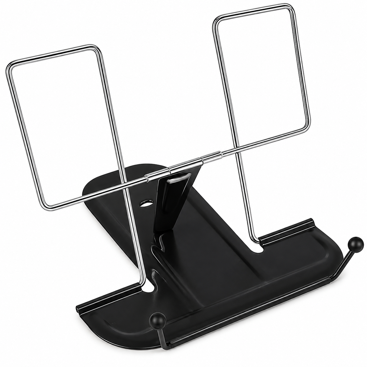 2-Tier Clamp On Monitor Stand Riser with Laptop Height Adjuster - Matte Black