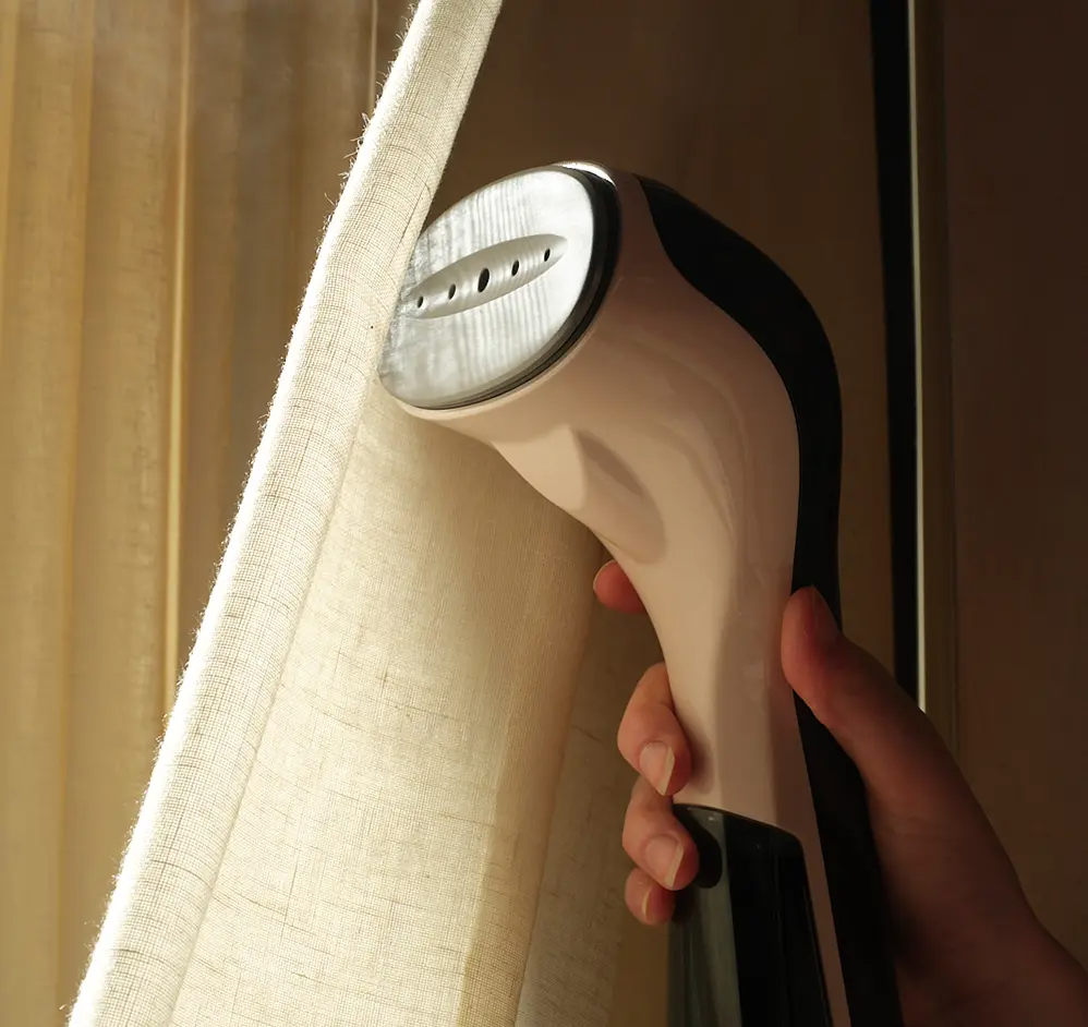 Propress MINI Hand Held Garment Steamer w/ Additional Belly Tank - Vintage Pink (Portable Clothes Iron)
