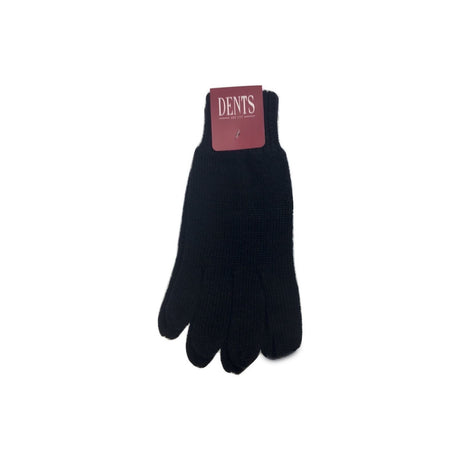 100% PURE WOOL GLOVES Winter Snow Ski Plain Knit Knitted Warm MK341 Plain - Navy