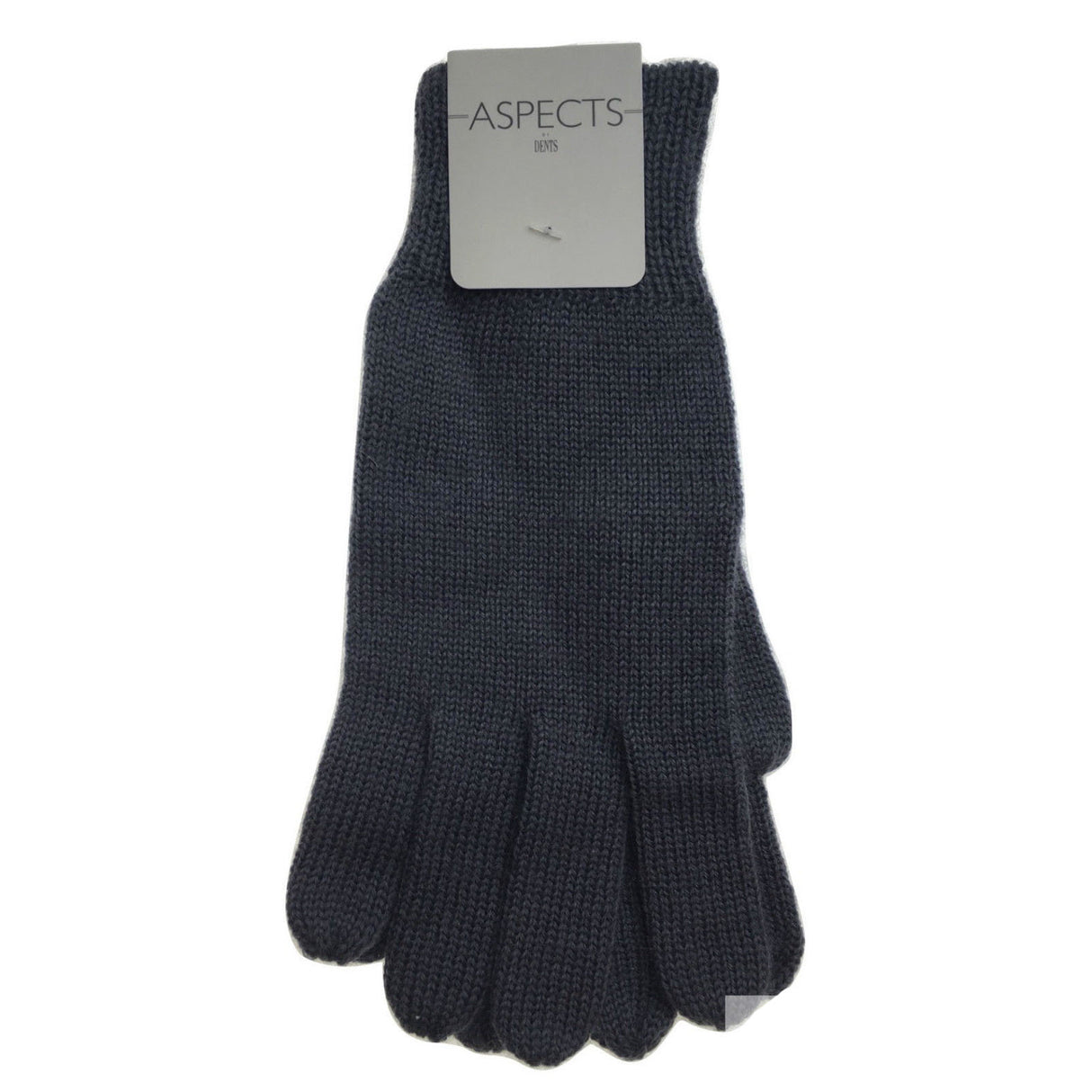 100% PURE WOOL GLOVES Winter Snow Ski Plain Knit Knitted Warm MK341 Plain - Olive