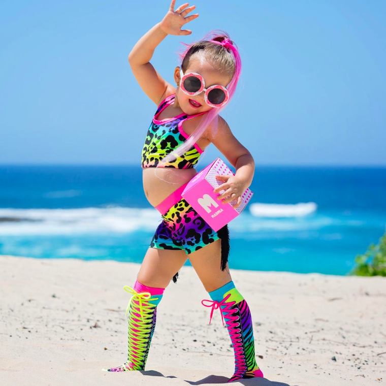 MADMIA Safari Knee High Socks - Kids & Adults Ages 6-99 (Crazy Sock Day)
