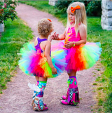 MADMIA Flying Unicorn Girls Knee High Socks - Kids & Adults Ages 6-99 (Crazy Sock Day)