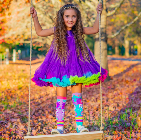 MADMIA 3-Pack Unicorn & Pony Girls Knee High Socks - Kids & Adults Ages 6-99 (Crazy Sock Day)