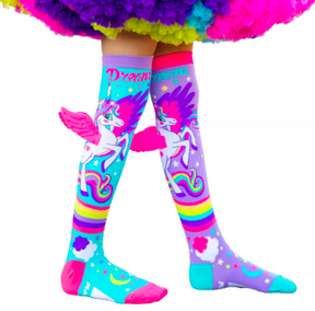 MADMIA Mini Pony Kids & Adults Long Knee High Socks - Girl’s Pair - Multicolour