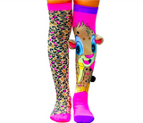 MADMIA Cheeky Cheetah Girls Knee High Socks - Toddlers Ages 3-5 (Crazy Sock Day)