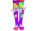 MADMIA Fairy Dust Girls Knee High Socks - Toddlers Ages 3-5 (Crazy Sock Day)