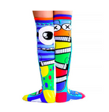 MADMIA Monster Knee High Socks - Toddlers Ages 3-5 (Crazy Sock Day)
