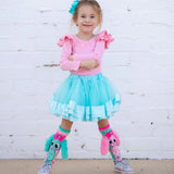 MADMIA Bunny Toddler Kids Long Knee High Socks - Ages 3-5 Years Old