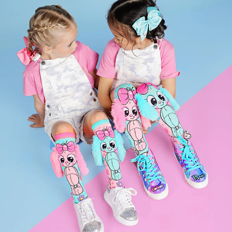 MADMIA Bunny Kids & Adults Long Knee High Pair of Socks - Ages 6 - 99