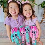 MADMIA Bunny Knee High Socks - Kids & Adults Ages 6-99 (Crazy Sock Day)