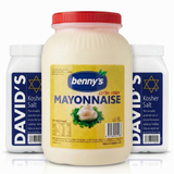 2.26kg Davids Kosher Salt + 3.78 Litres Benny's Extra Heavy Kosher Halal Mayonnaise