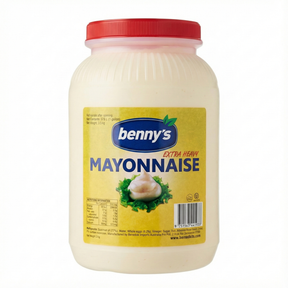 3.78 Litres Benny's Extra Heavy Kosher Halal Mayonnaise (1 Gallon) - Product of USA