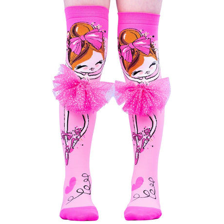 MADMIA Ballerina Girls Knee High Socks (Childrens/Kids One Size)