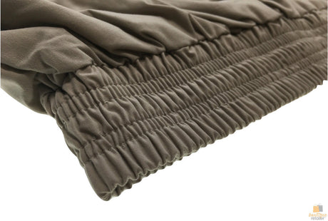 Mens Plus Size Jacket - Big & Tall Zip Up Bomber Coat (Military Style) in Beige