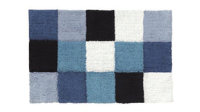 Monet River Patchwork Cotton Bath Mat - 55x85cm