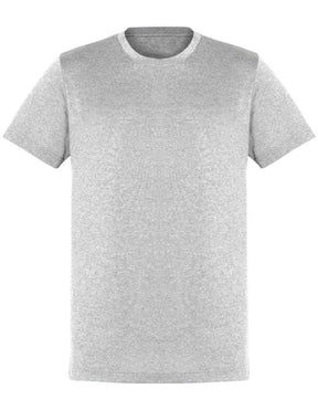 Mens Plain Grey Marle T-Shirt - 100% Cotton Casual Basic Top