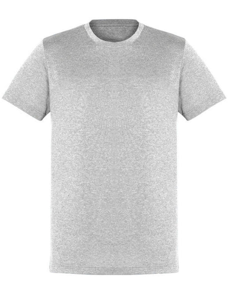 Mens Plain Grey Marle T-Shirt - 100% Cotton Casual Basic Top