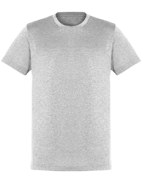 Mens Plain Grey Marle T-Shirt - 100% Cotton Casual Basic Top