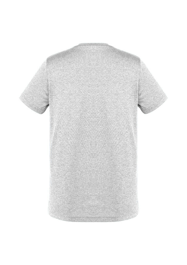 Mens Plain Grey Marle T-Shirt - 100% Cotton Casual Basic Top