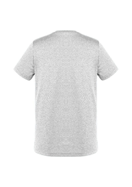 Mens Plain Grey Marle T-Shirt - 100% Cotton Casual Basic Top