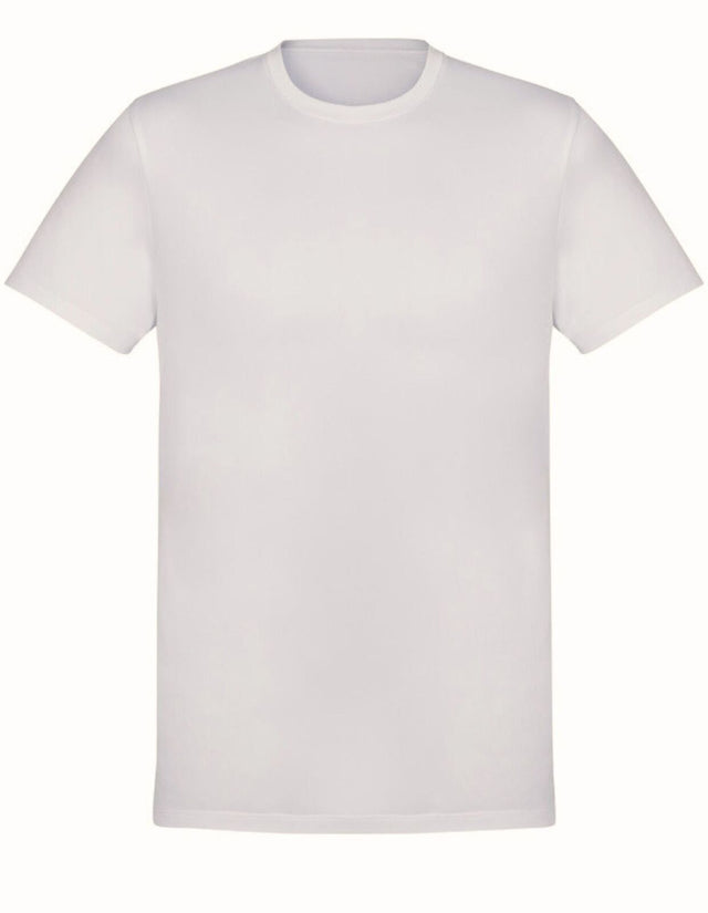 Mens Plain Off White T-Shirt - 100% Cotton Casual Basic Top