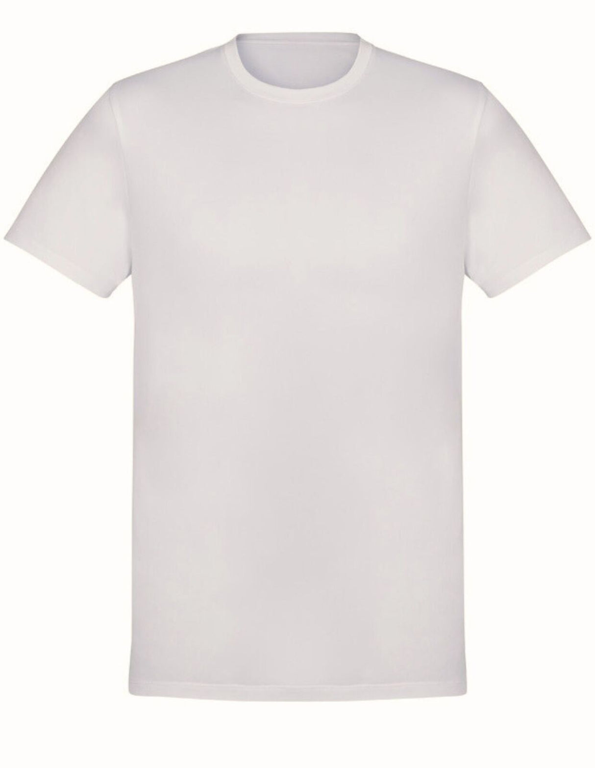 Plain T-Shirt 100% COTTON Basic Blank Tee Mens Ladies Casual BULK Adults - Off White - XL